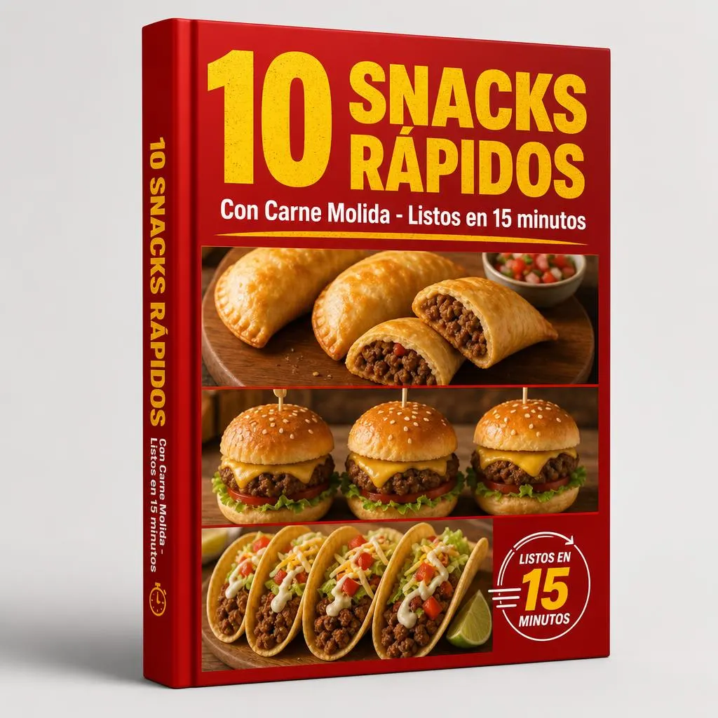 10 Snacks Rápidos con Carne Molida